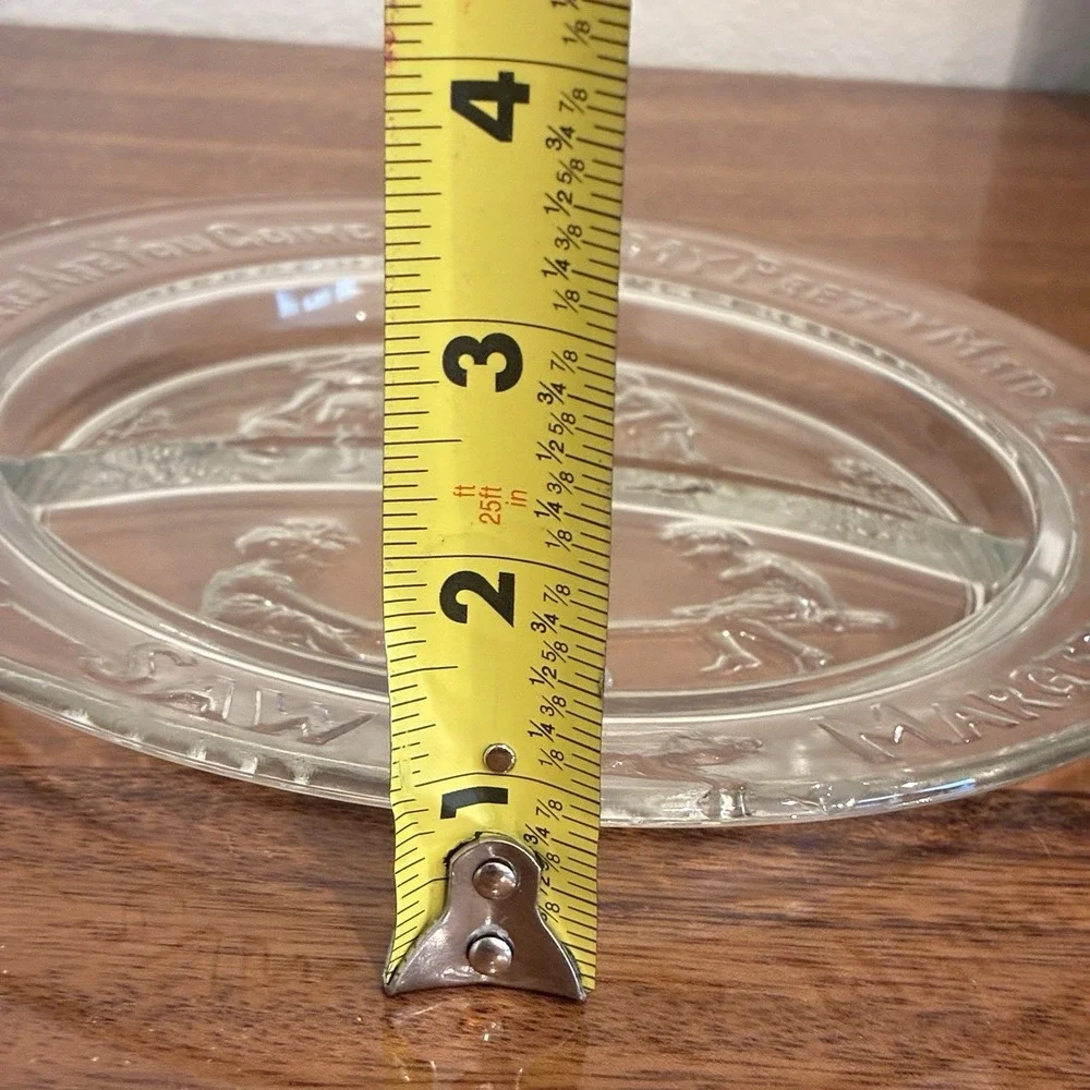 Vintage Indiana Depression Glass Mother Goose Plate Margery Daw My Pretty Maid